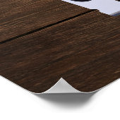 Happy Birthday Custom Licentie Bord Sign GRANDPA Poster (Hoek)