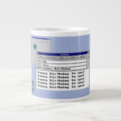 Happy Birthday Custom Windows 95 Computer Theme Grote Koffiekop (Voorkant)