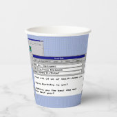 Happy Birthday Custom Windows 95 Computer Theme Papieren Bekers (Voorkant)