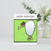 Happy Birthday Custom Zodiac Signs Aries Briefkaar Briefkaart (Staand voorkant)