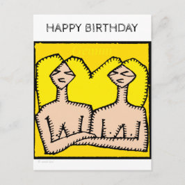 Happy Birthday Custom Zodiac Signs Gemini Briefkaa Briefkaart