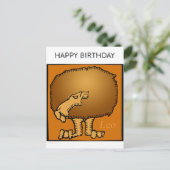 Happy Birthday Custom Zodiac Signs Leo Briefkaart (Staand voorkant)