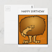 Happy Birthday Custom Zodiac Signs Leo Briefkaart (Voorkant / Achterkant)