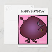 Happy Birthday Custom Zodiac Signs Taurus Briefkaa Briefkaart (Voorkant / Achterkant)