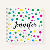 Happy Birthday Customize Notitieboek (Voorkant)