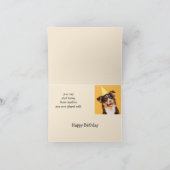 Happy Birthday Cute Dog Getting Oudere Fun quote Kaart (Binnen)