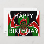 Happy Birthday Cute Nice en Lovely Briefkaart (Voorkant / Achterkant)