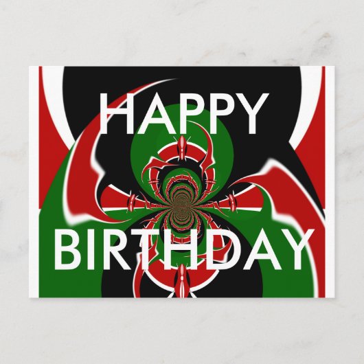 Happy Birthday Cute Nice en Lovely Briefkaart (Voorkant)