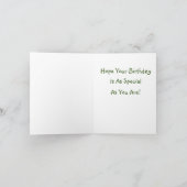 Happy Birthday Cute Panda Beer Kaart (Binnen)