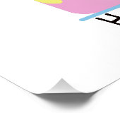 Happy Birthday Cute Parrty Mouse Perfect Poster (Hoek)