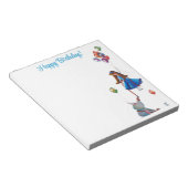 Happy Birthday Cute Party Balloons Notitieblok (Schuin)