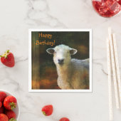 Happy Birthday Cute Sheep Servet (Insitu)