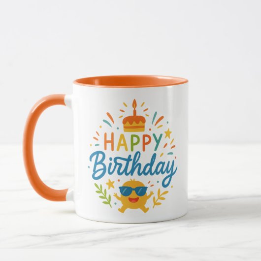 Happy Birthday | Cute Sunshine Combo Mug Mok (Links)