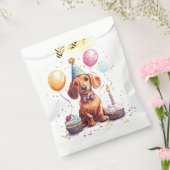 Happy Birthday Dachshund Dog  Bedankzakje (Gezegeld)