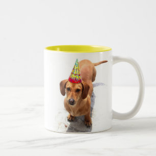Happy Birthday Dachshund Grote Mok