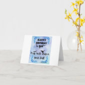 Happy Birthday Dad Fart Humor Kaart (Gele Bloem)