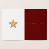 Happy Birthday Dad Folie Kaart (Binnen)