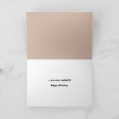 Happy Birthday Dad Funny Hammer Holiday Kaart (Binnen)