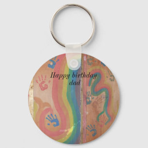 Happy Birthday Dad-graphics Sleutelhanger