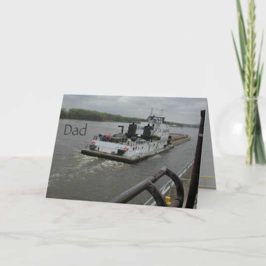 Happy Birthday Dad Kaart beroemd gemaakt door Janz (Voorkant)