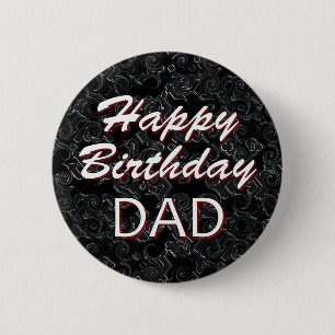 Happy Birthday DAD Ronde Button 5,7 Cm