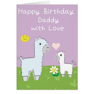 Happy Birthday Dad with Love - Birthday Card