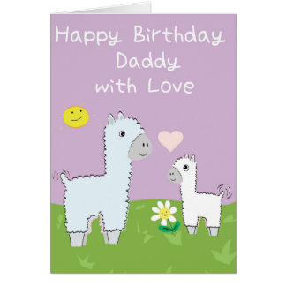 Happy Birthday Dad with Love - Birthday Card