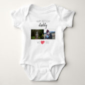 HAPPY BIRTHDAY DADDY BABY BODYSUIT PERSONALISEERD (Voorkant)