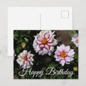 Happy Birthday Dahlia Edge of Joy #1 Briefkaart (Voorkant / Achterkant)