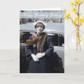 Happy Birthday Dahling Diva Kaart (Gele Bloem)