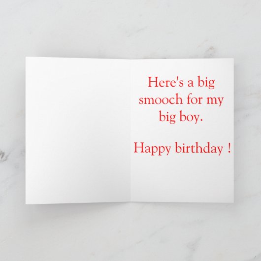 "HAPPY BIRTHDAY", DAHLING! KAART (Binnen)