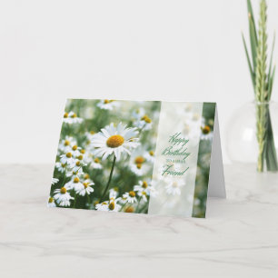 Happy Birthday Daisies voor een goede vriend Kaart