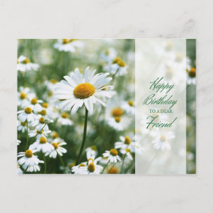 Happy Birthday Daisies voor Friend Briefkaart