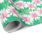 Happy Birthday Daisy Garden Design Cadeaupapier (Rol Hoek)