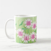 Happy Birthday Daisy Garden Design Coffee Mok (Links)