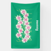 Happy Birthday Daisy Garden Design Spandoek (Verticaal)
