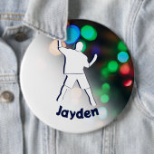 Happy Birthday Dance Party lichten Ronde Button 6,0 Cm (In situ)