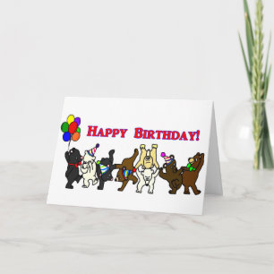 Happy Birthday Dancing Beren Kaart