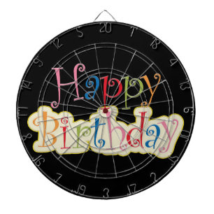 Happy Birthday Dartbord