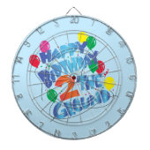 Happy Birthday Dartbord (Voorkant)
