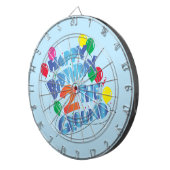 Happy Birthday Dartbord (Voorkant Rechts)
