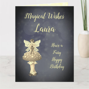 Happy Birthday Daughter Fairy-ontwerp Kaart