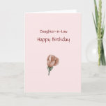 Happy Birthday Daughter-in-Law - Roos Card Kaart<br><div class="desc">De Christelijke Kaart van de Daughter-in-Wet!   Omvat het Zemende Manuscript en tekst binnen.  Kan ook gepersonaliseerd en aangepast worden met de sjabloon.</div>