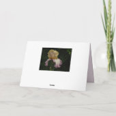 Happy Birthday Daughter Iris Foto Kaart (Achterkant)