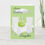 Happy Birthday Daughter Kaart<br><div class="desc">Wenskaart voor een dochter.</div>