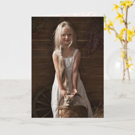 Happy Birthday Daughter Kaart (Gele Bloem)