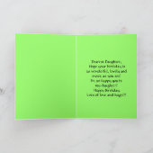 Happy Birthday Daughter Lily van de Valley Kaart (Binnen)