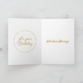 Happy Birthday Day - gevouwen Wenskaart Kaart (Binnen)