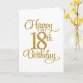 Happy Birthday Day - gevouwen Wenskaart Kaart (Gele Bloem)