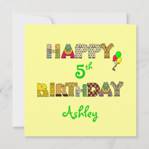 Happy ___Birthday - de Naam van de douane/de Parti Kaart